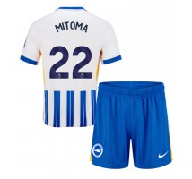 Brighton Kaoru Mitoma #22 Koszulka Podstawowa dzieci 2024-25 Krótki Rękaw (+ krótkie spodenki)
